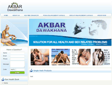 Tablet Screenshot of akbardawakhana.com